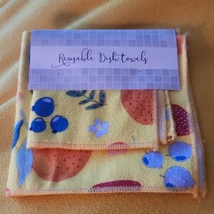 Colourful Micro Fibre Reusable Dish Towels